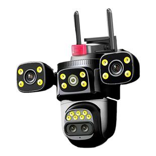 摄像头360度无死角无线监控家用手机远程三画面室外高清十大名牌