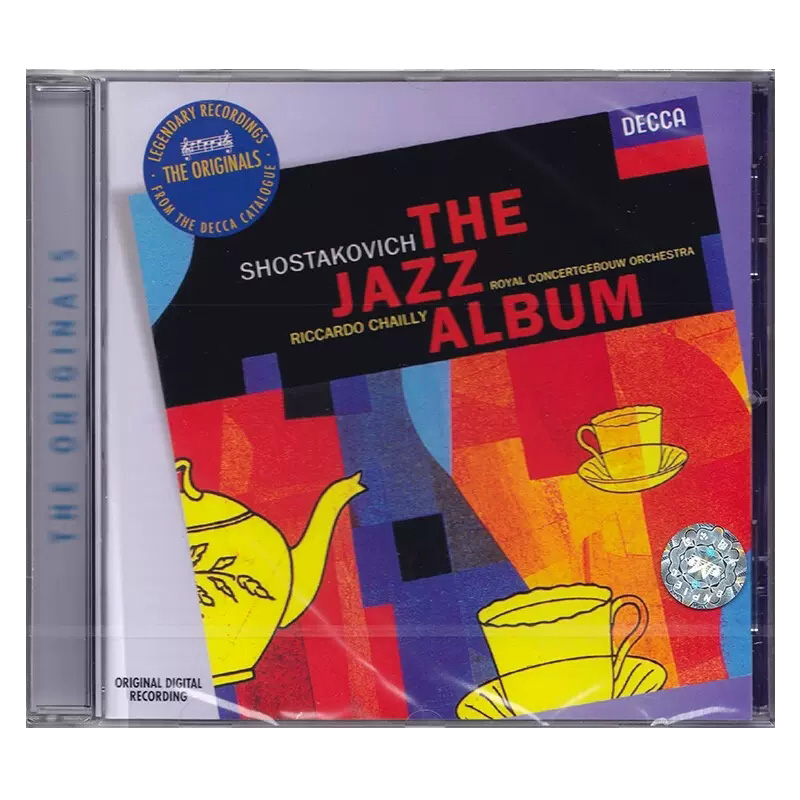 原装正版 肖斯塔科维奇 爵士组曲 CD 夏伊 进口唱片 4759983