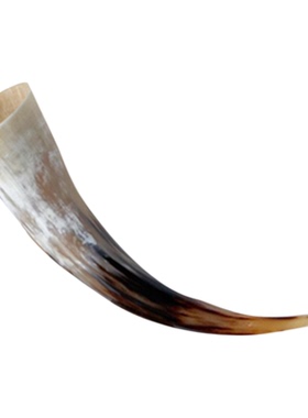 一枚橙 天然中古牛角售楼部样板房茶几台面压书摆件电视柜装饰品