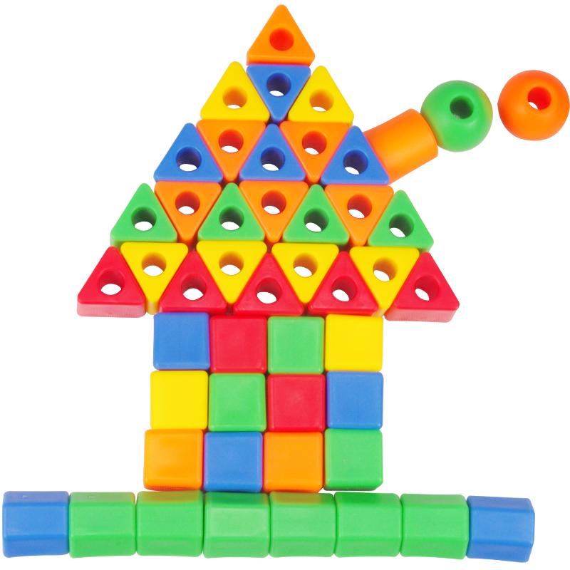 幼儿园串珠穿线精细动作训练益智