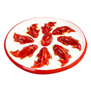 八方来财山楂鱼山楂糕锦鲤鱼型年年有鱼年货摆盘添加官方旗舰店无