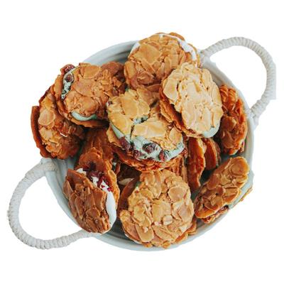 奶香奶香！拉丝蔓越莓杏仁脆