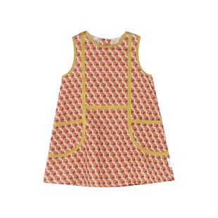 大耳象女童彩色格无袖连衣裙2026夏季新款宝儿纯棉亲肤透气薄裙子