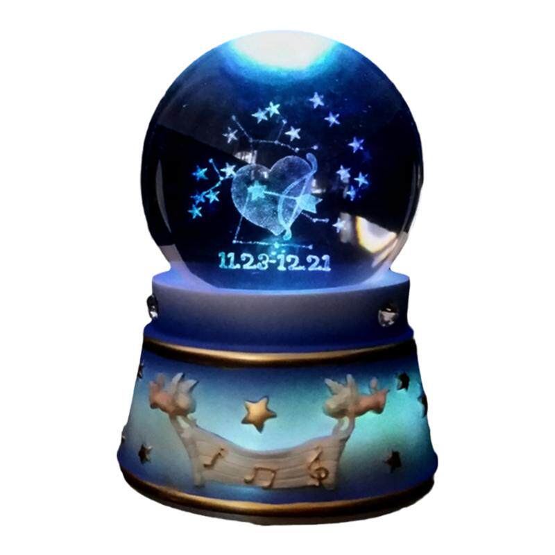 十二星座专属水晶球音乐盒天空之城可旋转摆件送情侣走心的礼物