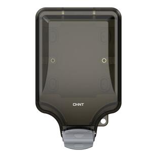 正泰插座开关防水插座86型防水溅开关面板浴室透明防水盒IP6室外