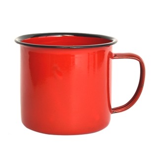 新年圣诞蛋糕杯彩红色搪瓷杯啤酒饮料杯搪瓷铁茶缸子雄盅盅火锅