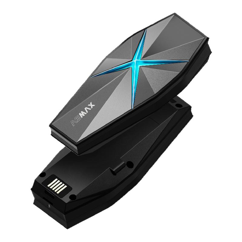 ASMAX摩托车头盔蓝牙耳机智能防水内置降噪对讲互联F1 PRO