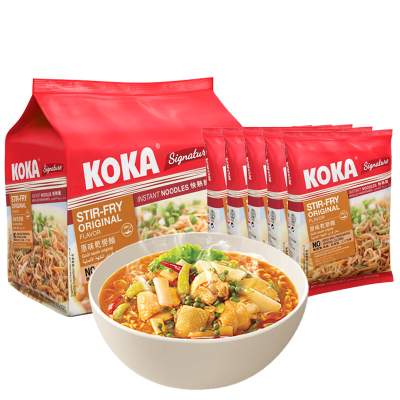 KOKA/可口原味新加坡袋装方便面