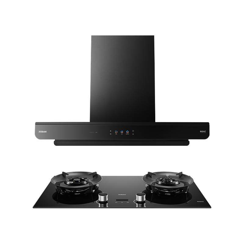 [E2顶配版]老板油烟机双子星E2S家用燃气灶具烟灶套装官方旗舰店