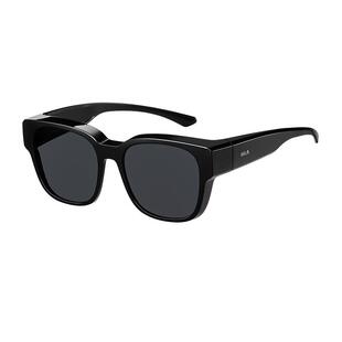 海澜之家防晒套镜墨镜近视男款开车专用偏光太阳眼镜时尚轻盈女士