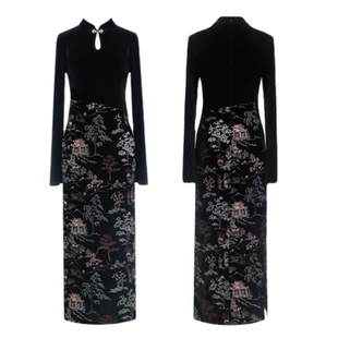 哒头.Studio【相思遥】微胖mm大码2024新款设计感显瘦连衣裙女