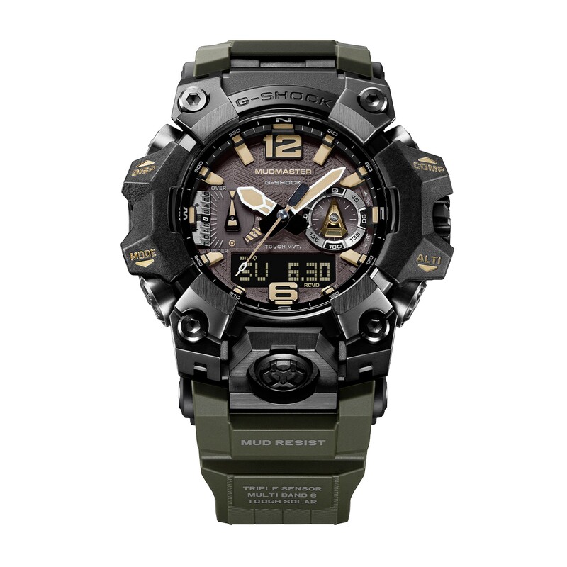 卡西欧官方旗舰店沙棕色调六代蛙人金属大泥王户外手表男G-SHOCK