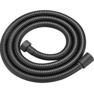 枪灰色淋浴花洒软管家用浴室洗澡出水管不锈钢冷热淋雨喷头连接管