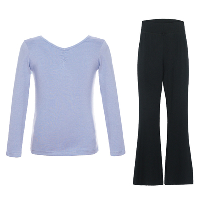 儿童舞蹈裤修身形体裤芭蕾舞套装