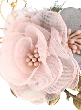 韩国花朵别针披肩扣