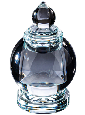 水晶舍利塔佛塔大号容量装藏供奉