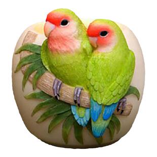 现 纽约下城公园进口榭寄生/雏菊/蝴蝶/雏菊蜡烛托含蜡烛摆件