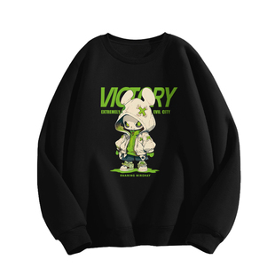 棉致加绒卫衣男款春秋2025新款开春ins外套无帽青少年重磅圆领潮