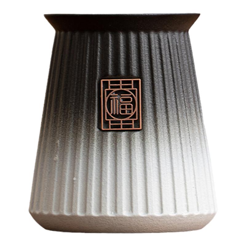 清仓 茶道六君子收纳筒单个茶筒泡茶工具收纳瓶桌面笔筒茶道配件