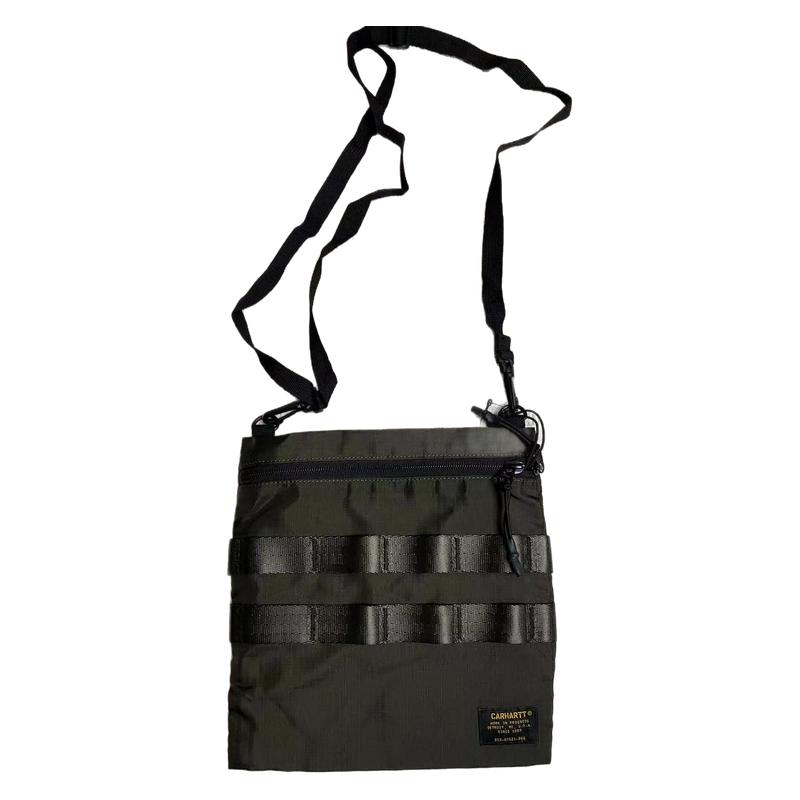 Carhartt WIP卡哈特军风Logo锦纶单肩斜挎包男女同款情侣A201038