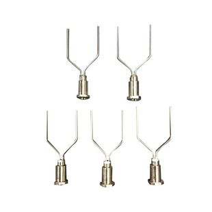 精密点胶针头 双管点胶机针头 八字型不锈钢针头可定做3管4管多管