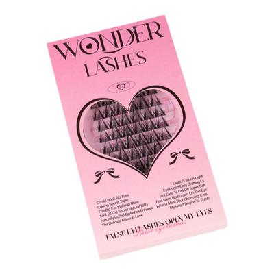 款黑梗芭比浓密电眼分段式睫毛