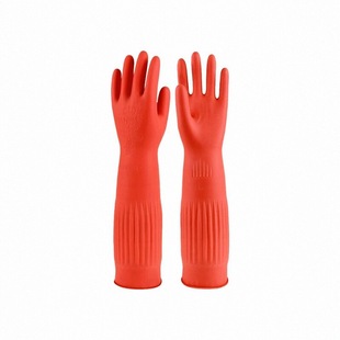 加长洗碗手套耐用家务胶皮加厚工作劳保耐磨厨房长款防水乳胶橡胶