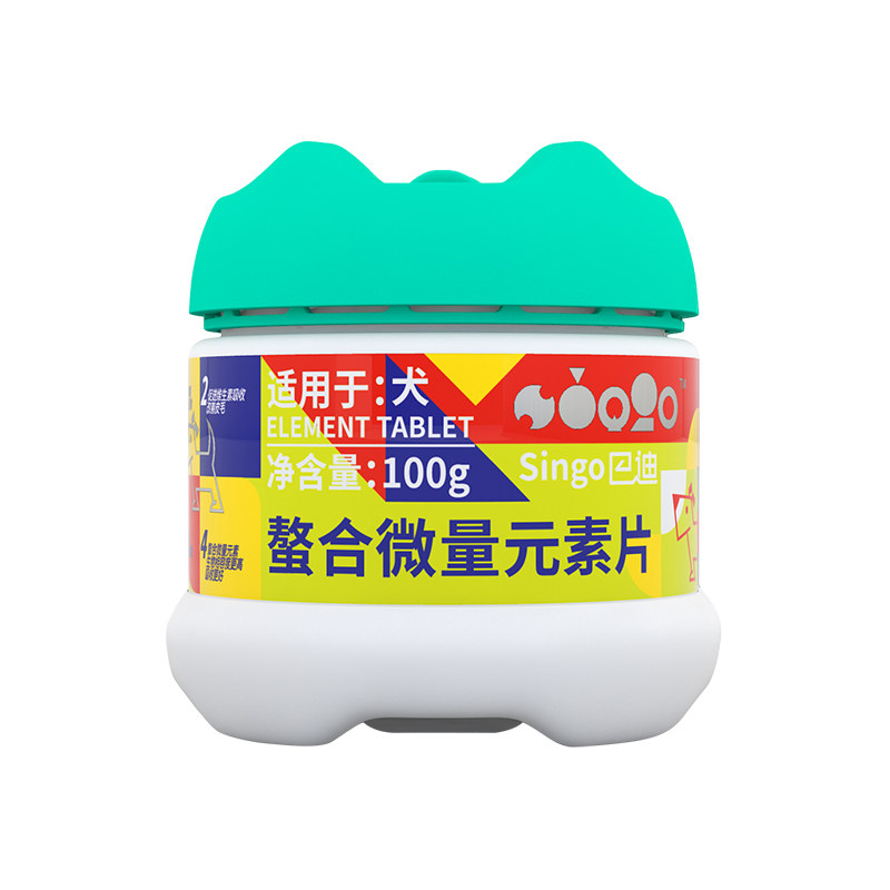 【官方授权】巴迪微量元素片犬用