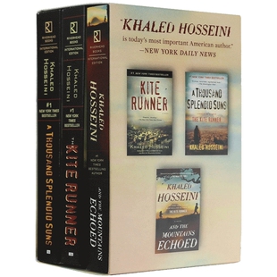 追风筝的人The Kite Runner 灿烂千阳A Thousand Splendid Suns 群山回唱And the Mountains Echoed胡赛尼3册进口英语英文原版小说