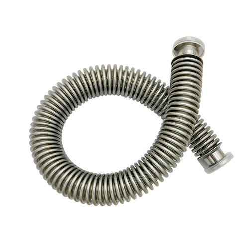 KF50高真空柔性波纹管304不锈钢伸缩成型快装卡盘卡箍卡扣弹性软1