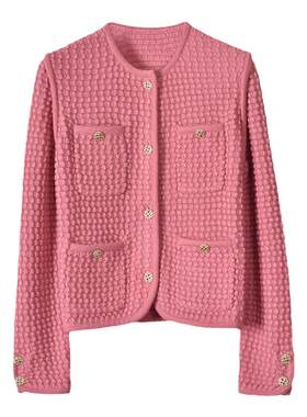WITTYFOX时髦小香针织开衫两件套