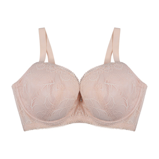 古今文胸聚拢收副乳上托带钢圈大码C-F杯显瘦小胸罩女大罩杯内衣