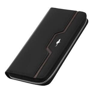 男士拉链钱包长款多功能大容量真皮手提包潮牌简约卡包青年钱夹潮