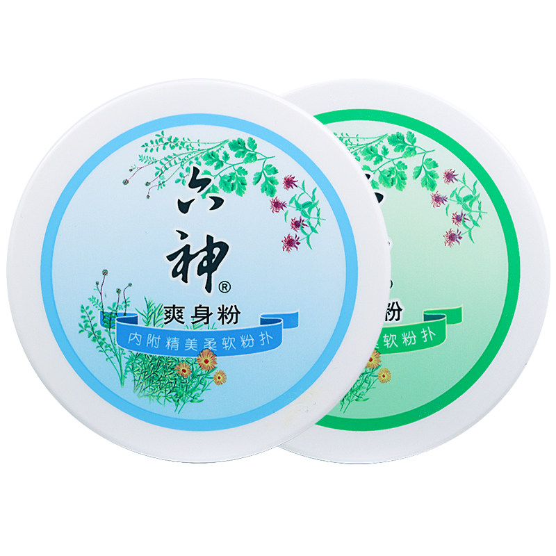 【国货故事】六神爽身粉舒缓粉清凉老年成人私处干爽正品国货盒装
