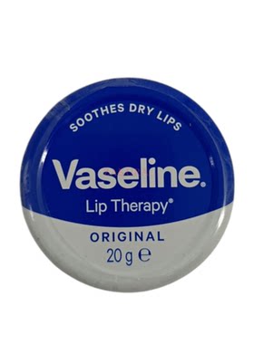 Vaseline 原味护唇霜罐装20g夜间修护防干裂长效保湿润唇膏进口