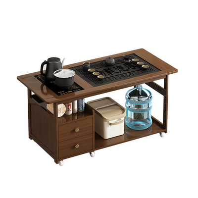 移动茶桌家用小茶台烧水壶一体
