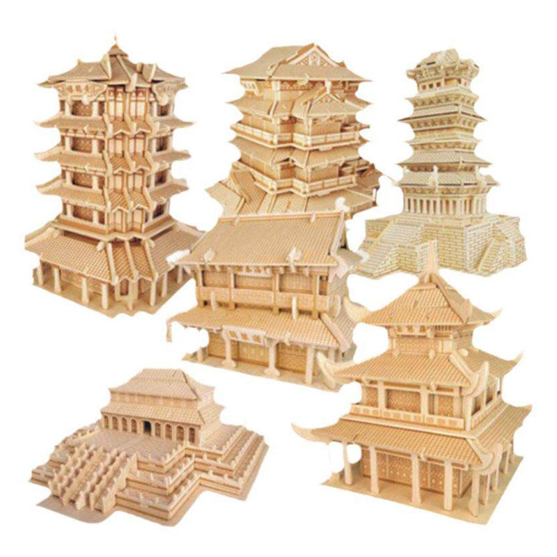 diy仿真模型建筑立体拼图包邮