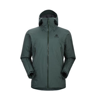 KAILAS凯乐石博格达PLUS冲锋衣防风防水夹棉外套登山滑雪徒步男女