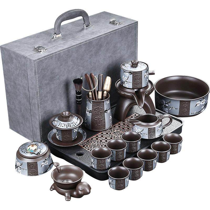 岩艺功夫茶具紫砂茶具礼盒装