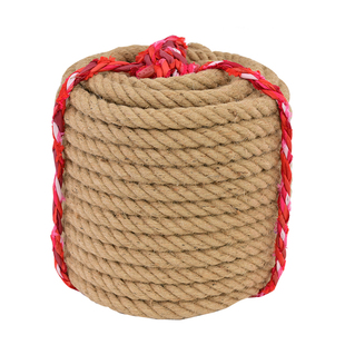 少帅粗麻绳绳子拔河攀爬手工编织装饰品diy材料细麻线耐磨捆绑绳