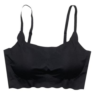 运动背心冰丝小胸聚拢无钢圈文胸