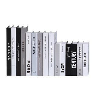 薄尺寸假书摆件模特摄影道具书样板间书柜装饰书展示柜摆设仿真书
