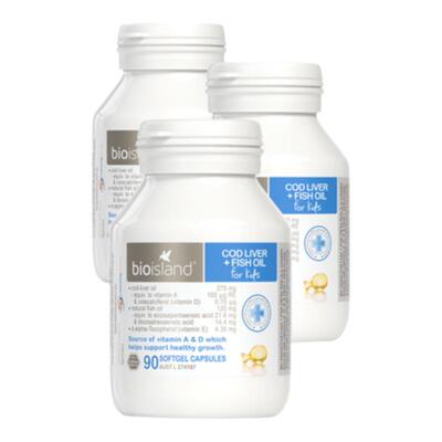 bioisland宝宝婴幼90粒儿童鱼油