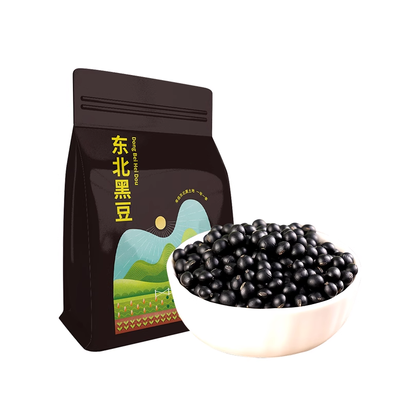 24年东北黑豆5斤打豆浆专用发豆芽醋泡五谷杂粮黄仁芯农家自产