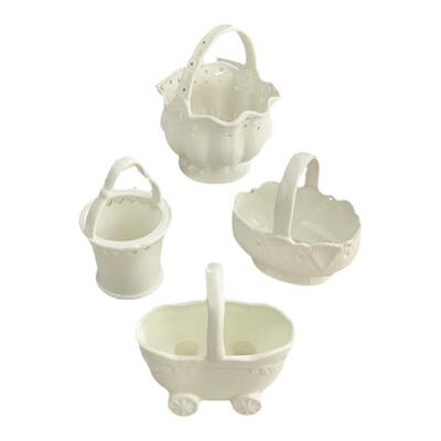 外贸原单花瓶花篮重工浮雕镂空