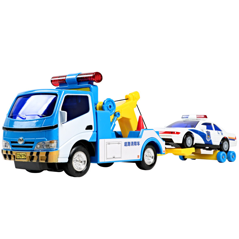 高速公路交通儿童玩具惯性工程车