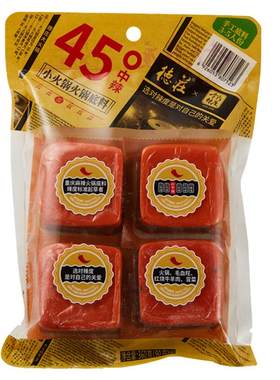 重庆正宗德庄火锅底料360g45度52度65度牛油四小块特麻辣调料尝鲜