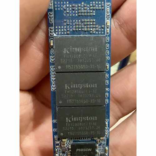 议价金士顿128GM.2固态硬盘拆机件实物拍摄成色还可以维修