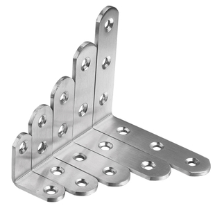 加厚不锈钢角码支架三角铁支撑架桌椅床加固安装五金直片连接配件