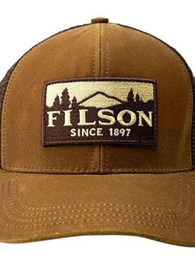 filson网兜棒球帽油蜡防水